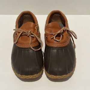 LL Bean Authentic Low Top Bean Boots. Womens Size 7.5, Men’s Size 6. EUC